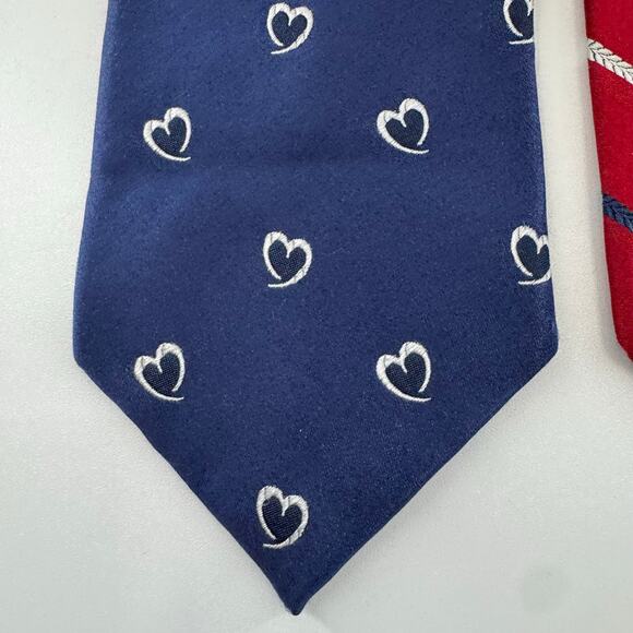 Paul Frederick - Men’s 100% Silk Neck Tie Lot of 2 Italian Silk Made USA - Picture 2 of 5